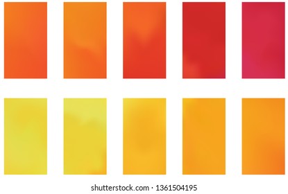 Soft color background design. Creative Gradient set for greeting card, flyer, invitation, poster, brochure, banner calendar