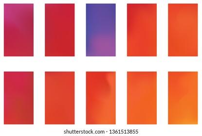 Soft color background design. Creative Gradient set for greeting card, flyer, invitation, poster, brochure, banner calendar