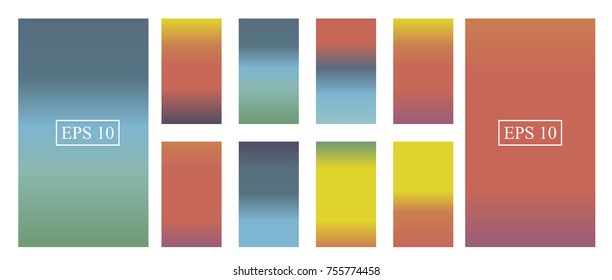 Soft color background. Soft color gradients.