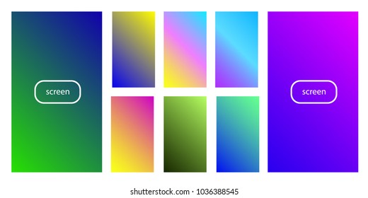 Soft color background. Soft color gradients. Modern screen vector design for mobile app.