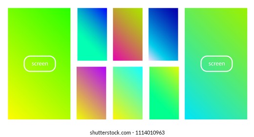 Soft color background. Soft color gradients. Modern screen vector design for mobile app.