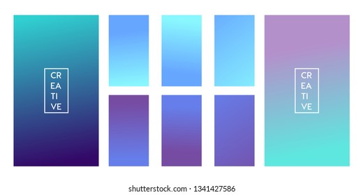Soft color background. Modern and abstract screen vector design for social media. Soft color gradients. 