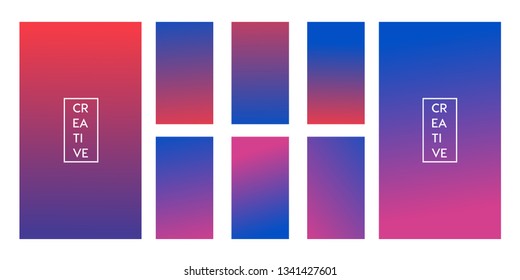 Soft color background. Modern and abstract screen vector design for social media. Soft color gradients. 