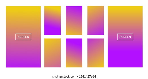 Soft color background. Modern and abstract screen vector design for social media. Soft color gradients. 