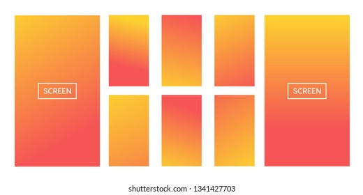 Soft color background. Modern and abstract screen vector design for social media. Soft color gradients. 