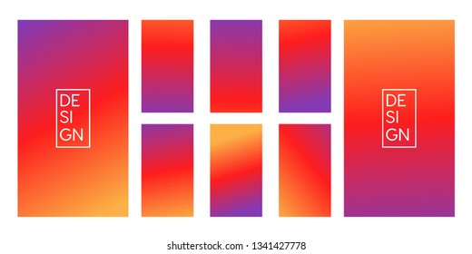Soft color background. Modern and abstract screen vector design for social media. Soft color gradients. 