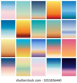 Soft color background. Modern screen vector design for mobile app. Soft color gradients