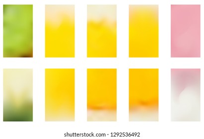Soft color background. Modern screen vector design for mobile app. Soft color gradients.
