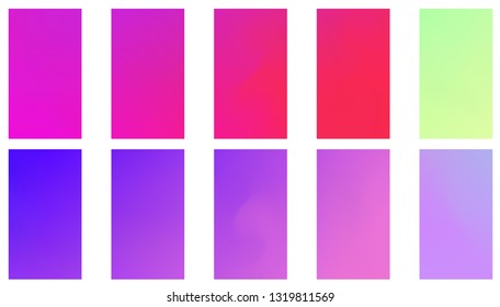 Soft color background. Modern screen vector design for mobile app. Soft color gradients.