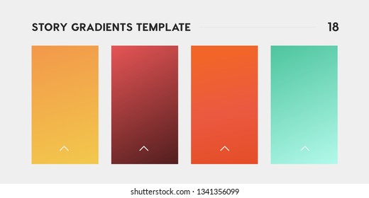 Soft color background. Modern screen vector design for mobile app. Soft color gradients. Gradients template for social media.

