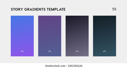 Soft color background. Modern screen vector design for mobile app. Soft color gradients. Gradients template for social media.

