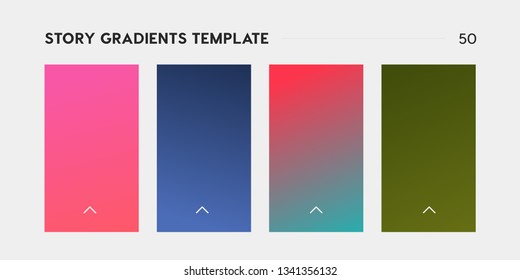 Soft color background. Modern screen vector design for mobile app. Soft color gradients. Gradients template for social media.
