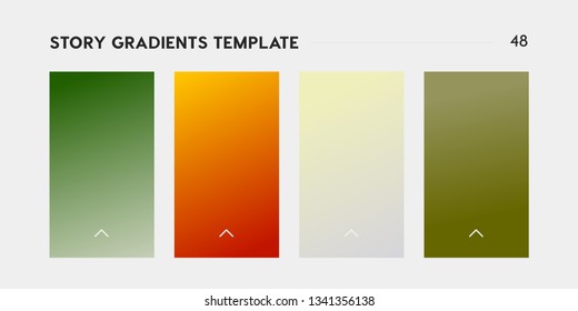 Soft color background. Modern screen vector design for mobile app. Soft color gradients. Gradients template for social media.
