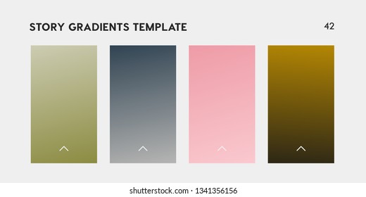 Soft color background. Modern screen vector design for mobile app. Soft color gradients. Gradients template for social media.
