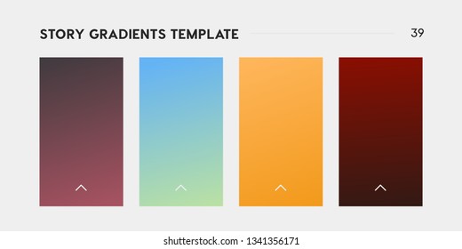 Soft color background. Modern screen vector design for mobile app. Soft color gradients. Gradients template for social media.
