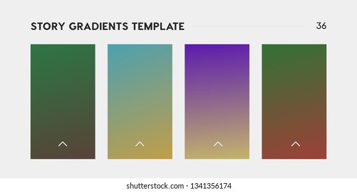 Soft color background. Modern screen vector design for mobile app. Soft color gradients. Gradients template for social media.
