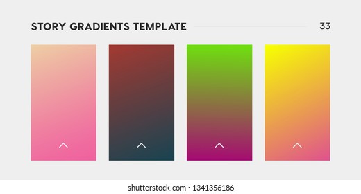 Soft color background. Modern screen vector design for mobile app. Soft color gradients. Gradients template for social media.
