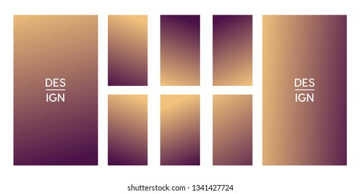 Soft color background. Modern screen vector design for mobile app. Soft color gradients. Gradients template for social media.
