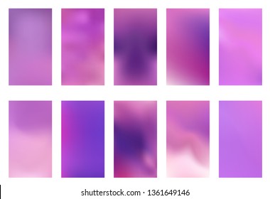 Soft color background. Modern screen vector design for mobile app. Soft color gradients.