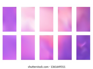 Soft color background. Modern screen vector design for mobile app. Soft color gradients.