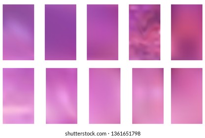 Soft color background. Modern screen vector design for mobile app. Soft color gradients.