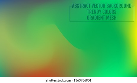 Soft color background. Modern screen vector design for mobile app or user interface. Soft color gradients. Nature backdrop.  Ecology concept for your graphic design, banner or poster