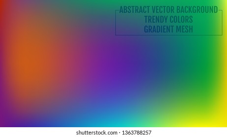 Soft color background. Modern screen vector design for mobile app or user interface. Soft color gradients. Nature backdrop.  Ecology concept for your graphic design, banner or poster
