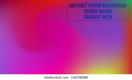 Soft color background. Modern screen vector design for mobile app or user interface. Soft color gradients. Nature backdrop.  Ecology concept for your graphic design, banner or poster