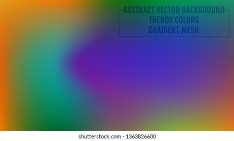 Soft color background. Modern screen vector design for mobile app or user interface. Soft color gradients. Nature backdrop.  Ecology concept for your graphic design, banner or poster