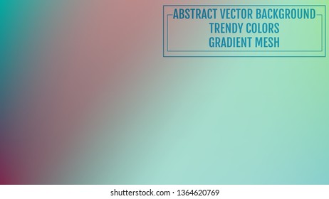 Soft color background. Modern screen vector design for mobile app or user interface. Soft color gradients. Nature backdrop.  Ecology concept for your graphic design, banner or poster