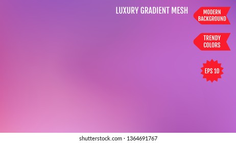 Soft color background. Modern screen vector design for mobile app. Soft color gradients. Abstract mesh gradient.