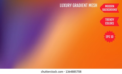 Soft color background. Modern screen vector design for mobile app. Soft color gradients. Abstract mesh gradient.