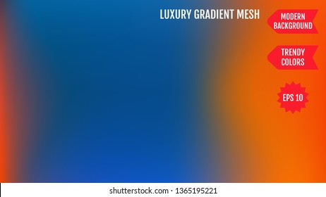 Soft color background. Modern screen vector design for mobile app. Soft color gradients. Abstract mesh gradient.