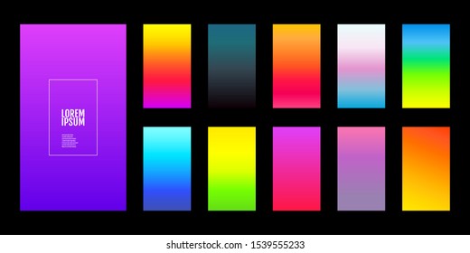 Soft color background. Modern screen vector design for mobile app. Soft color gradients.