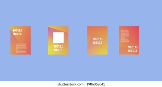 Soft color background. Modern screen vector design for mobile app. Soft color gradients.
