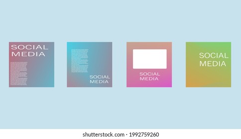 Soft color background. Modern screen vector design for mobile app. Soft color gradients.
