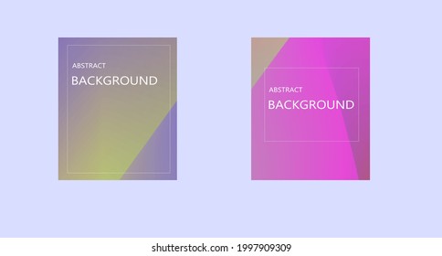 Soft color background. Modern screen vector design for mobile app. Soft color gradients.
