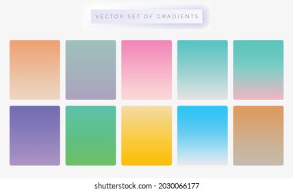 Soft color background. Modern screen vector design for mobile app. Soft color gradients.