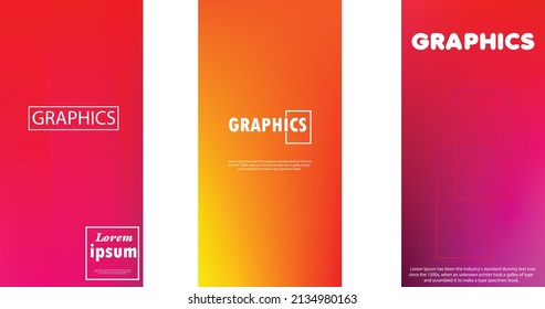 Soft color background. Modern screen vector design . colorful background for  mobile app, backdrop, poster, flyer, banner and vertical banner.