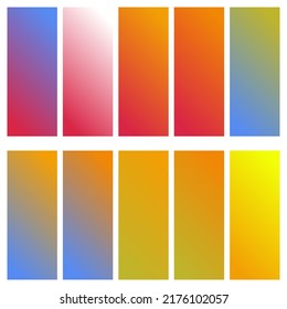 Fondo de color suave. Diseño vectorial de pantalla moderna para aplicaciones móviles. Gradiente abstracto de color suave