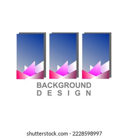 Soft color background  Modern screen vector design for mobile app  Soft color gradient  three color gradient and space area  for presentation template  banner  magazine  book  Abstract gradiens 