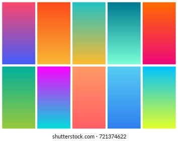 Soft color background. Modern screen vector design for mobile app. Soft color abstract gradients.