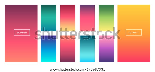 Soft color background. Modern\
screen vector design for mobile app. Soft color abstract\
gradients.