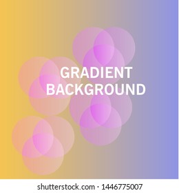 Soft color background on dark. Modern screen vector design for mobile app. Soft color abstract gradients