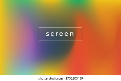 Soft color background.Modern screen vector design for mobile app. Soft color abstract gradients