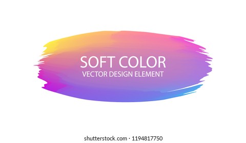 Soft color banner