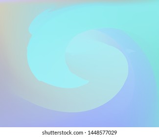 Soft color gradient background. Clean backdrop with bright rainbow colors. Vector illustration concept. Blue colored, natural screen design for user interface or mobile app.