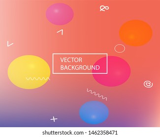 Soft color gradient background. Clean backdrop with simple muffled colors. Vector illustration vintage. Pink colored, natural screen design for user interface or mobile app.