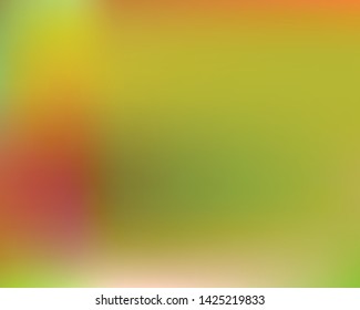 Soft color gradient background. Colorful backdrop with bright rainbow colors. Vector illustration layout. Green colored, natural screen design for user interface or mobile app.