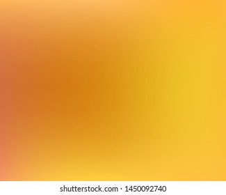 Soft color gradient background. Colorful backdrop with simple muffled colors. Vector illustration layout. Yellow colored, natural screen design for user interface or mobile app.